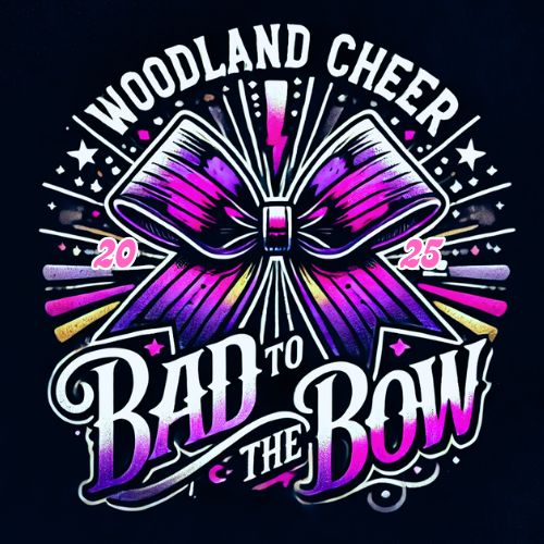 Long Sleeve Tshirt Woodland Cheer Bad to the Bow