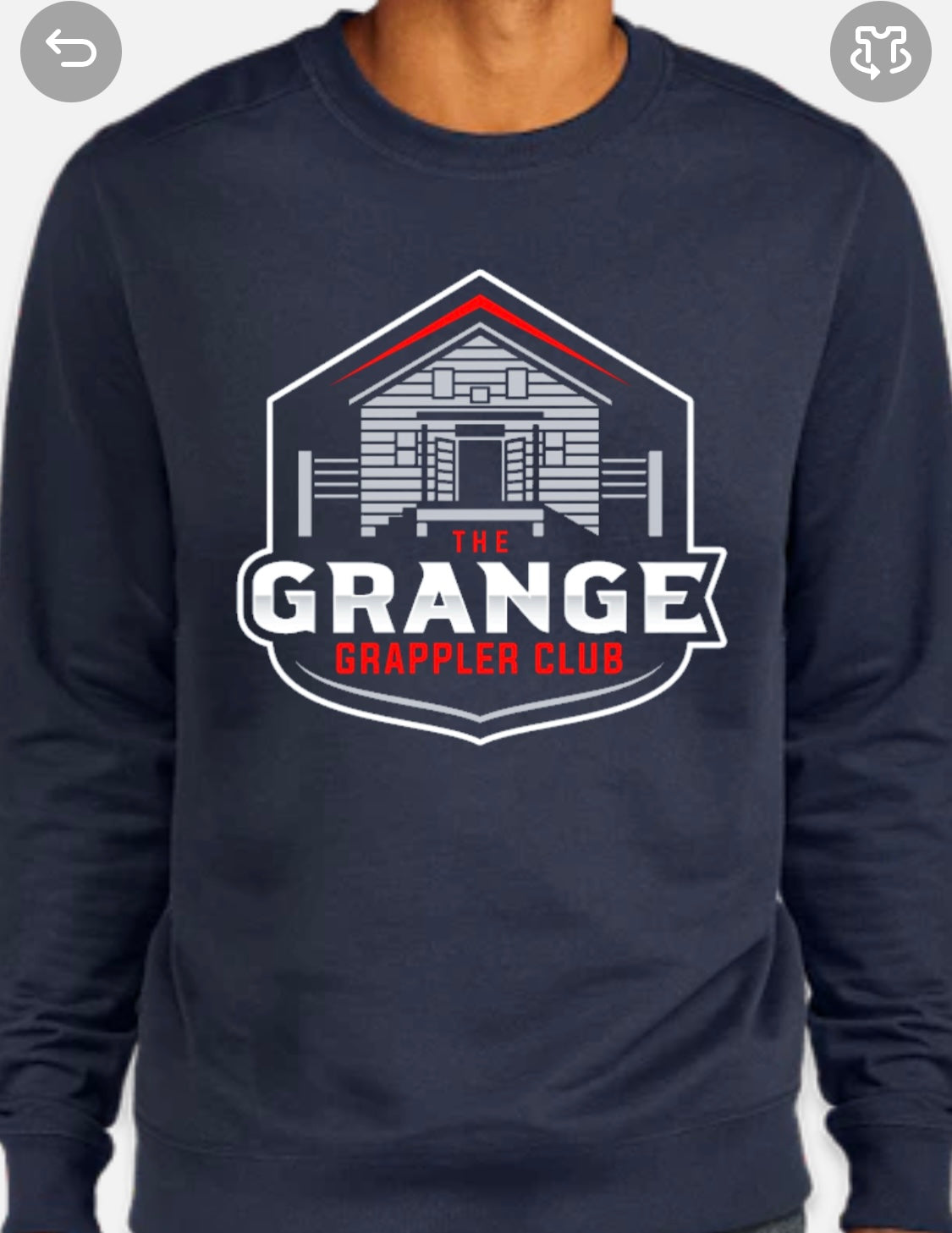 The Hampden Grange's District Re-Fleece Crewneck Sweatshirt