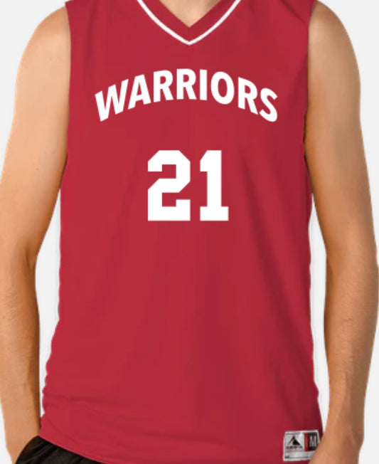 Jack Downing Remember Me Scholarship Fundraiser Reversible Red & White Jersey