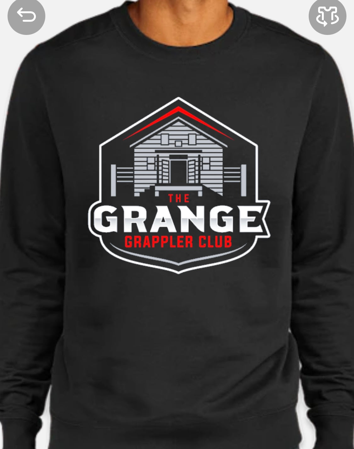 The Hampden Grange's District Re-Fleece Crewneck Sweatshirt