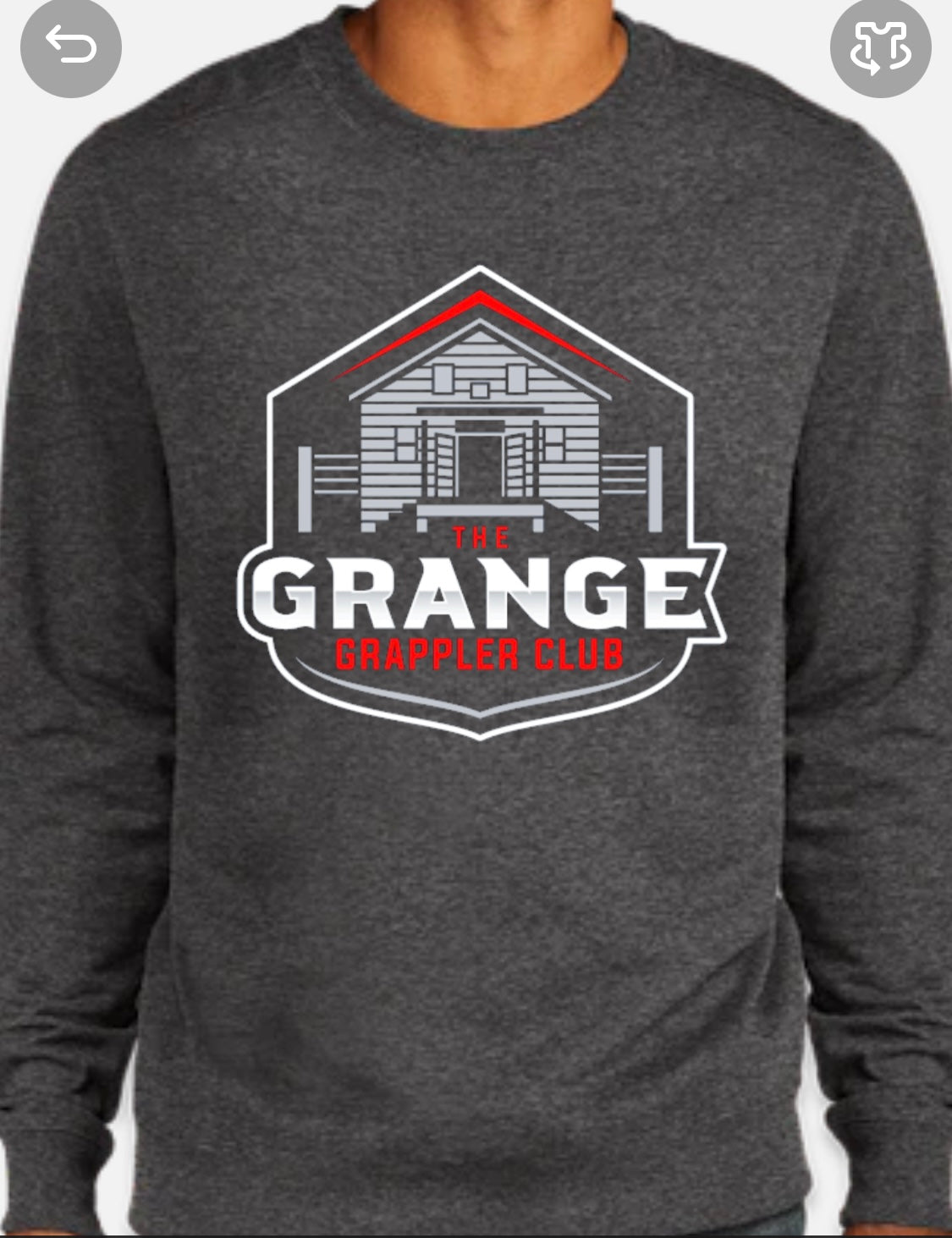 The Hampden Grange's District Re-Fleece Crewneck Sweatshirt