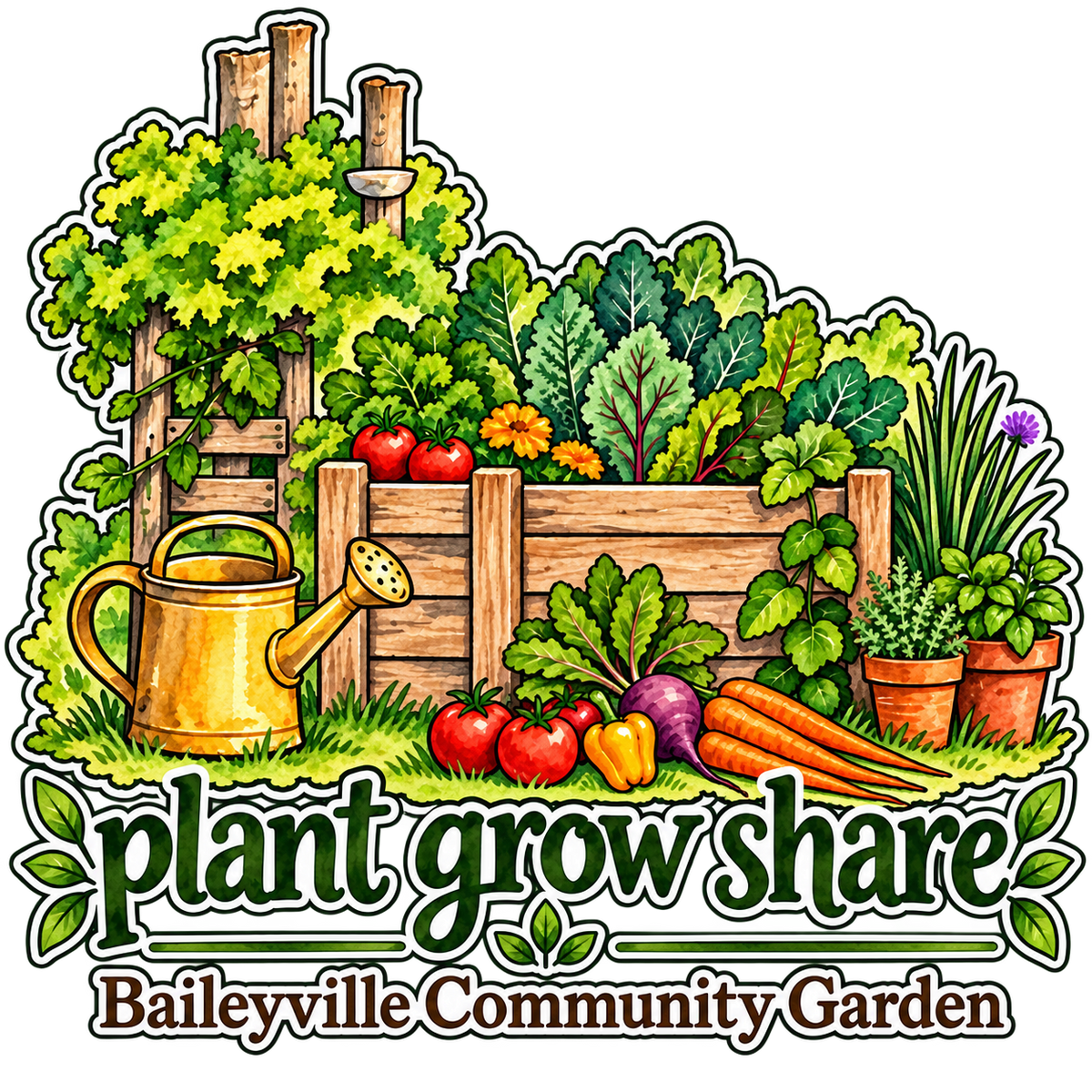Plant Grow Share Baileyville Community Garden design